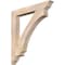 Ekena Millwork Imperial Traditional Smooth Bracket, Douglas Fir, 5 1/2"W x 44"D x 48"H BKT06X44X48IMP01SDF - alternate 1